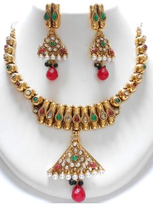 Polki Necklace Set